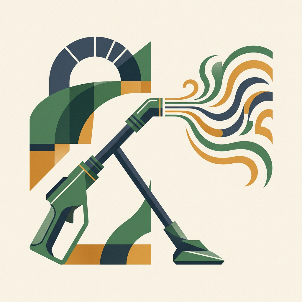 Illustration of Steam cleaning