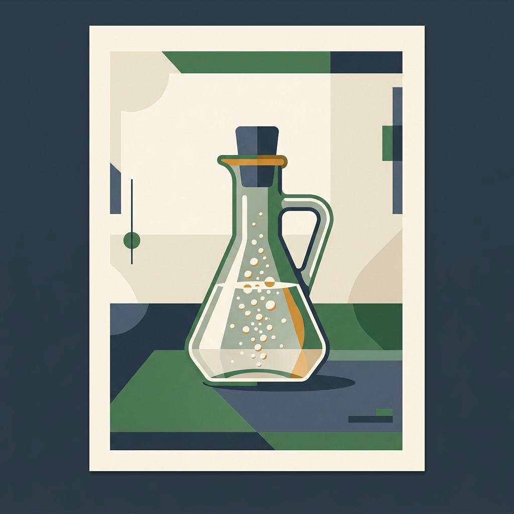 Illustration of White vinegar