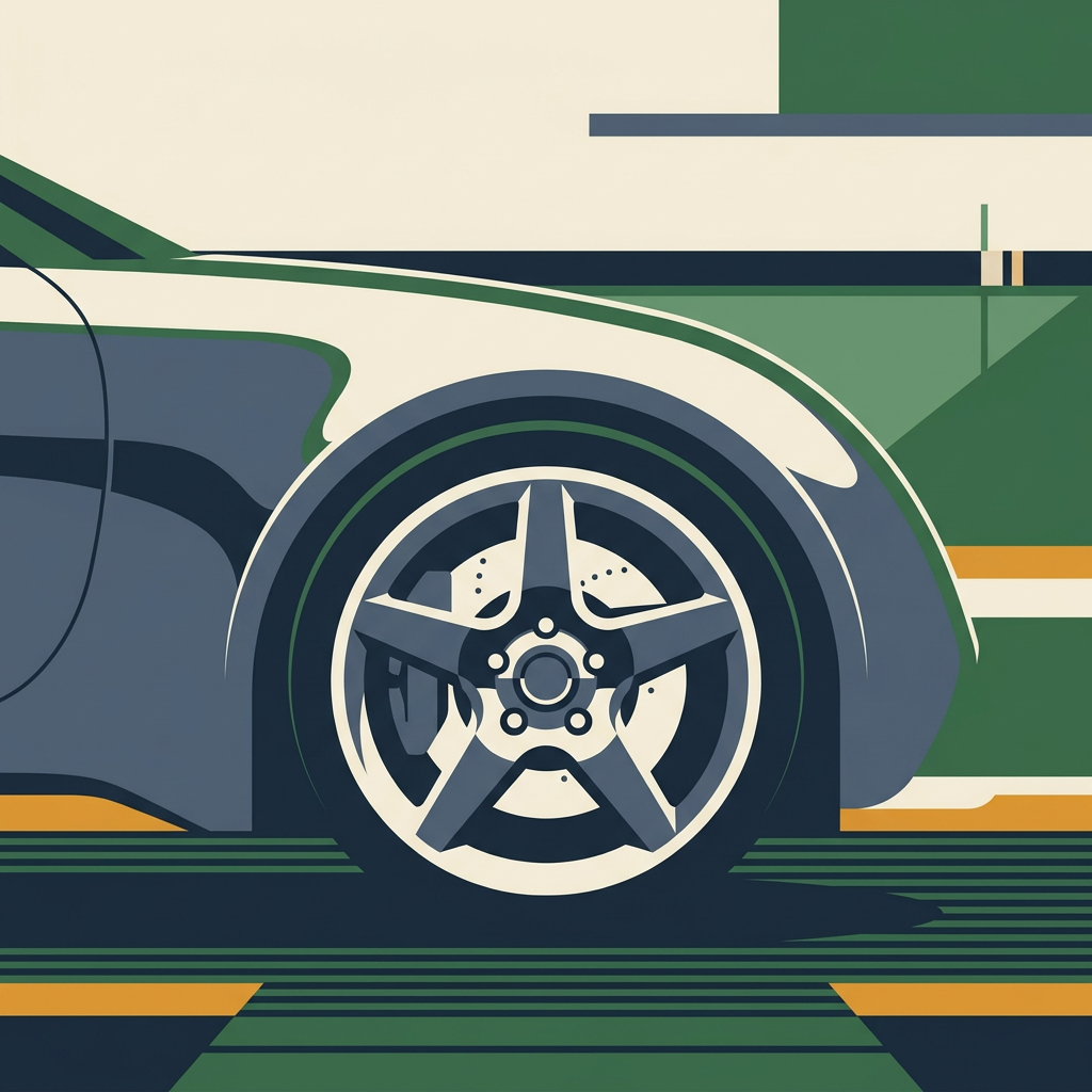 Illustration of Automotive surfaces