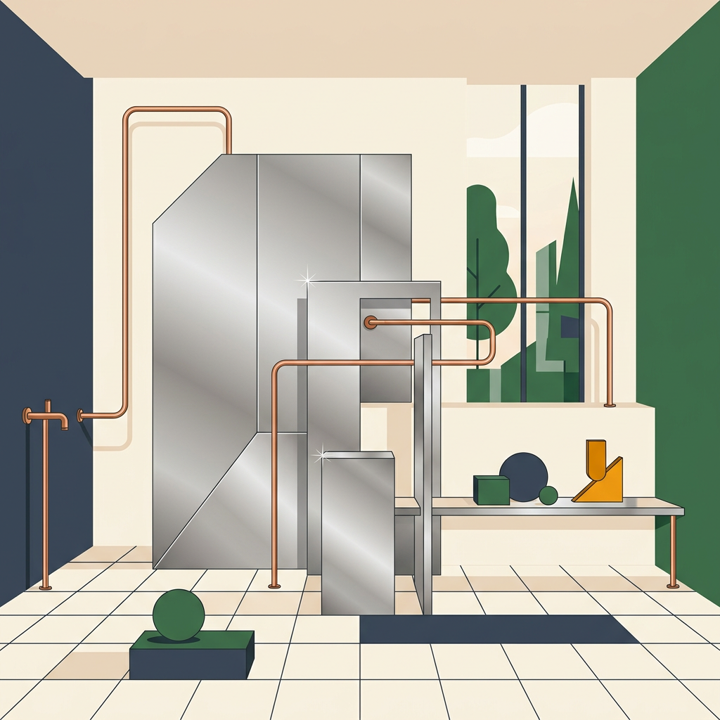 Illustration of Metals and kitchen surfaces